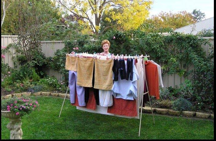 Hang the laundry discount out